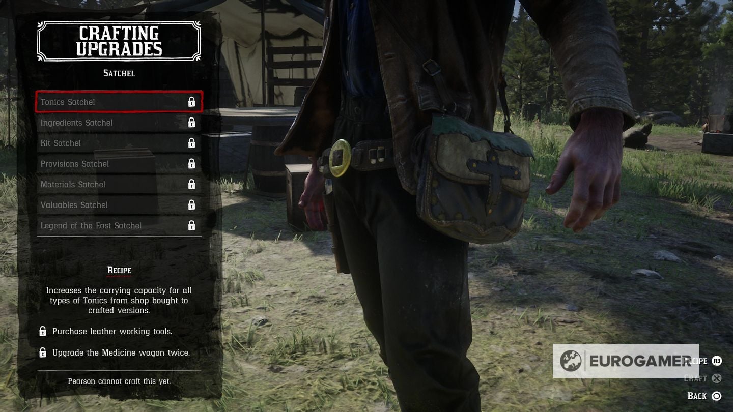 Red Dead Redemption 2 satchel upgrades and how to get the best satchel